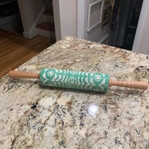 Anthropologie Ceramic Rolling Pin Like New!